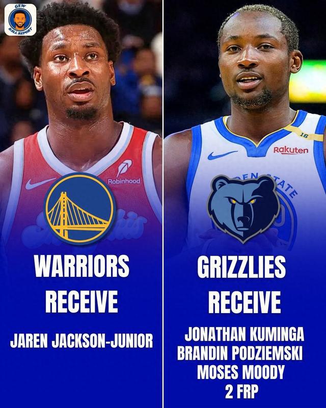 5换1整吗美媒模拟：勇士送出库明加+波杰+穆迪+2首轮换来JJJ