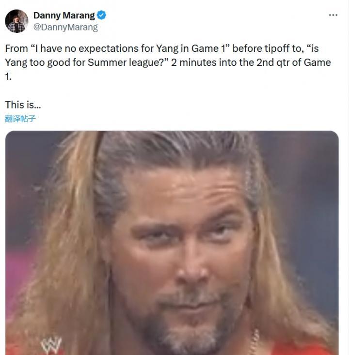 队记：首秀才第二节 我咋感觉杨瀚森实力对夏联来说太强了？